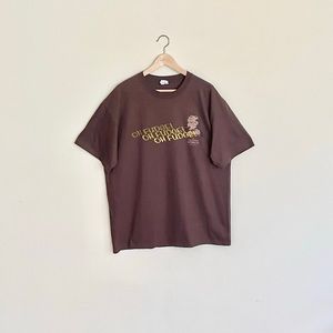 NEW A Christmas Story Ralphie Soap “Oh Fudge!” Graphic Brown T Shirt Adult XL